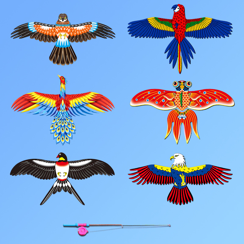 Fishing Equipment Kids - Cartoon Eagle Foldable Children Kite Mini