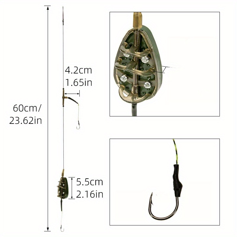 1pc Carp Fishing Feeder Kit Fe - đánh giá và giá Freshwater Fishing Kit