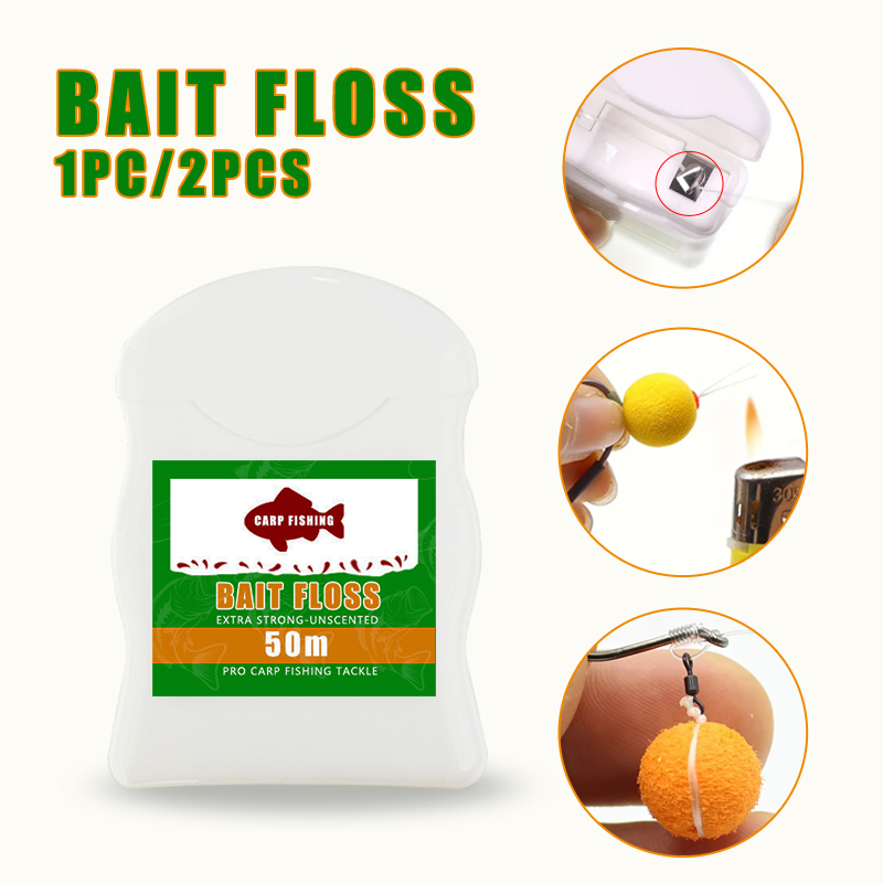 1pc/2pcs 50m Carp Fishing Bait - đánh giá và giá Freshwater Fishing Kit