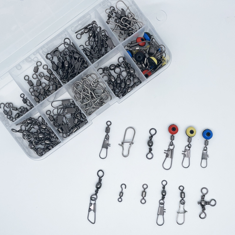 115pcs Fishing Swivel Connecto - đánh giá và giá Freshwater Fishing Kit