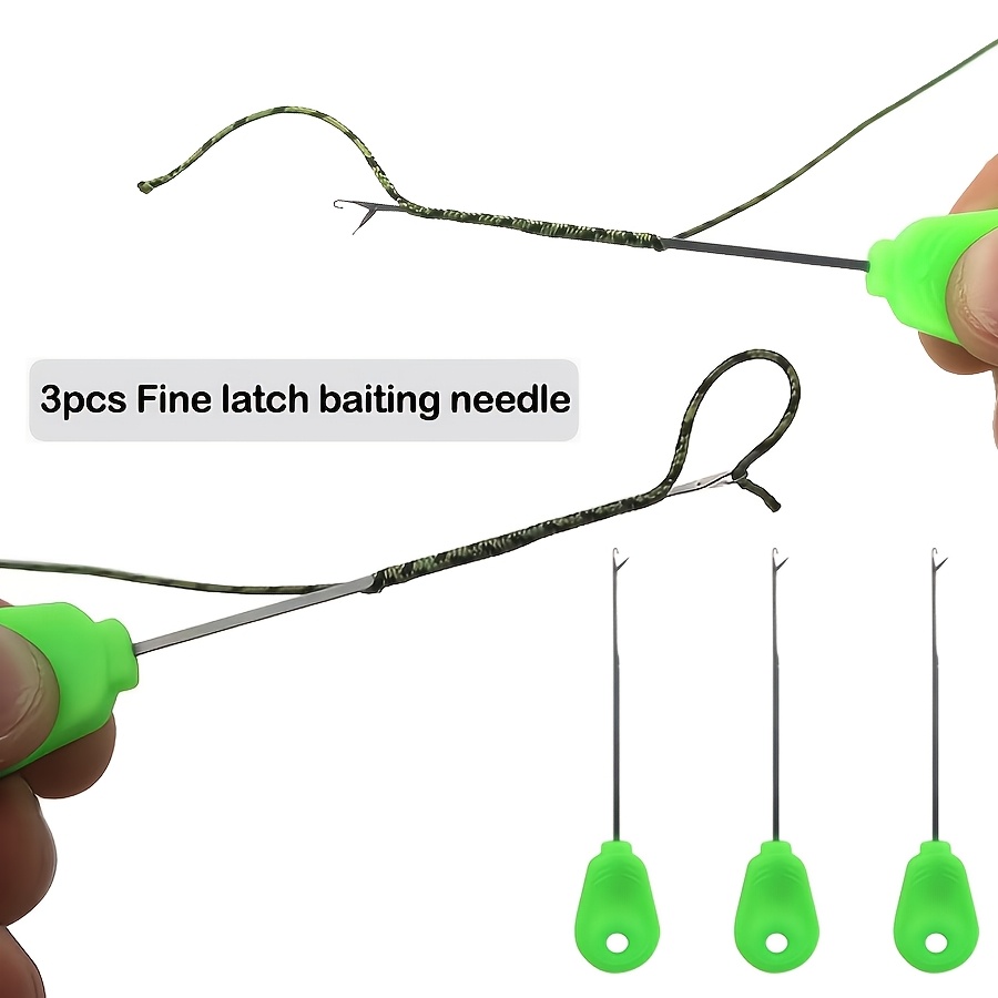 3Pcs Green Handle Fishing Bait - đánh giá và giá Freshwater Fishing Kit