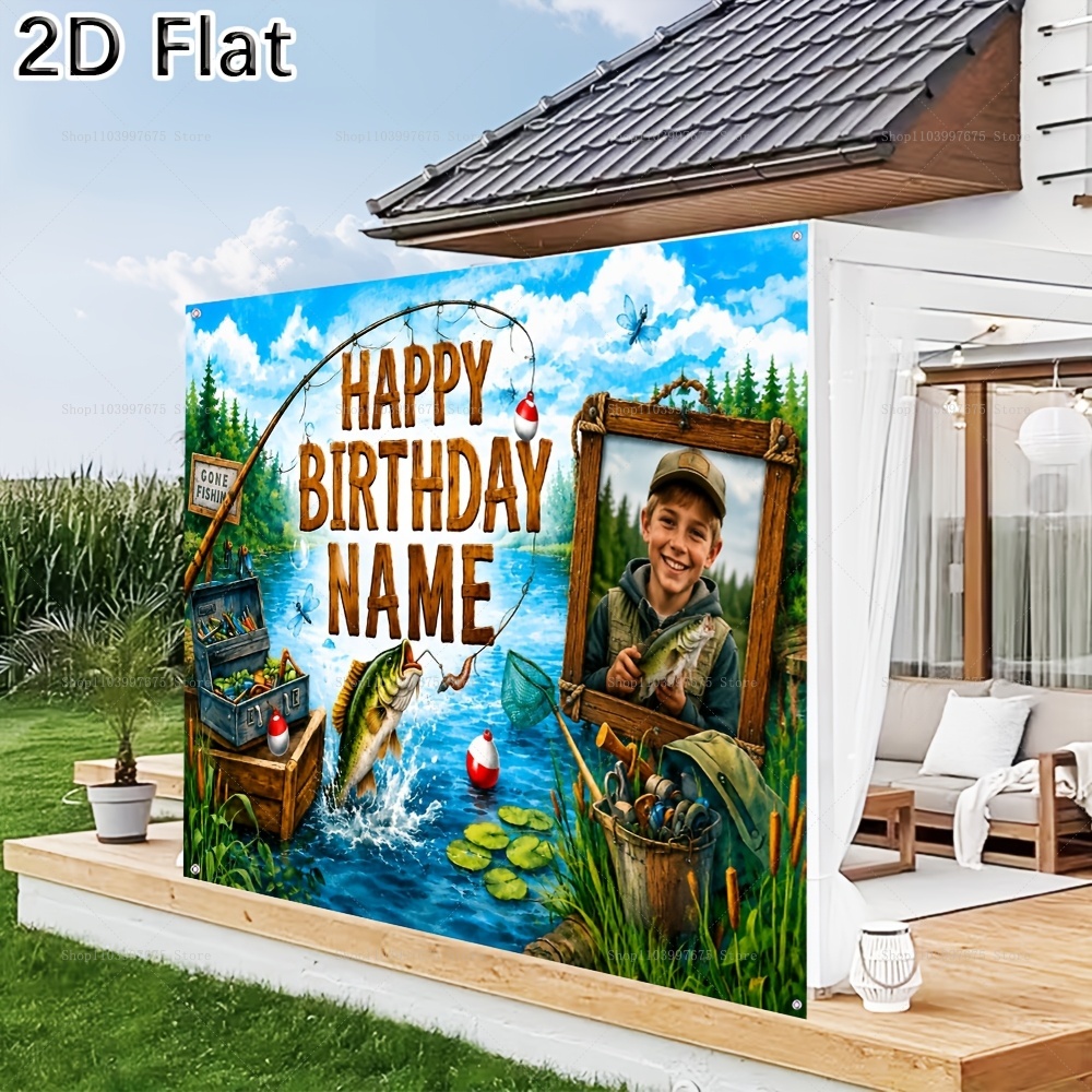 Custom Name Photo fishing-them - đánh giá và giá Fishing Equipment Kids