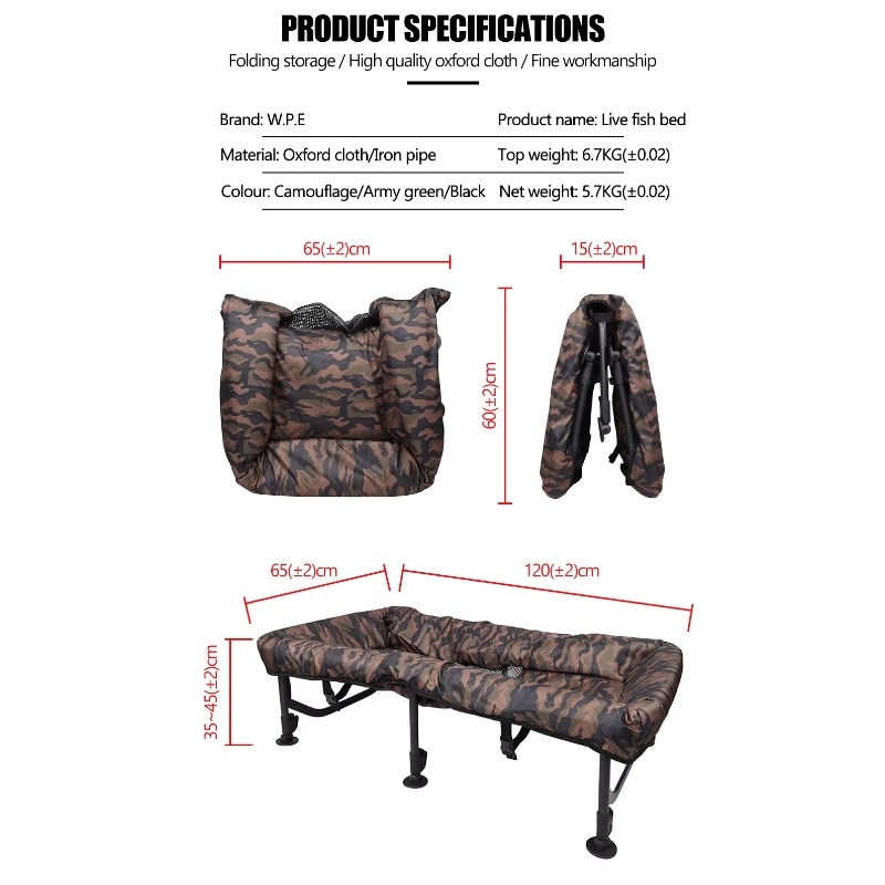 Oxford Cloth Steel Pipe 120cm  - đánh giá và giá Fishing Equipment Carp